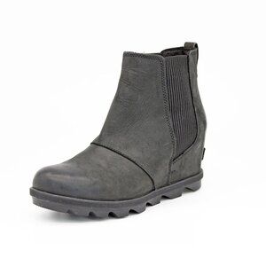 SOREL Joan Of Arctic III Women's Gray Wedge Chelsea Snow Boot: Size 8